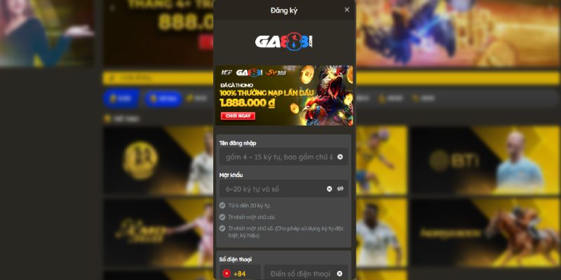 Điền đầy đủ mọi thông tin, kiểm tra rồi nhấn xác nhận